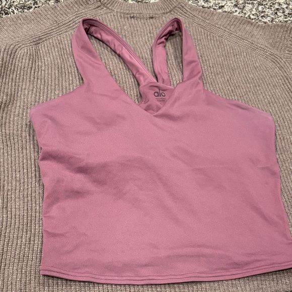 ALO Yoga Dusty Pink Tank Top - Picture 4 of 6